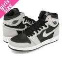 15時迄のご注文で即日発送可 NIKE AIR JORDAN 1 RETRO HIGH OG GS  ナイキ エア ジョーダン 1 レトロ ハイ OG GS BLACK/LIGHT SMOKE GREY/WHITE 575441-035