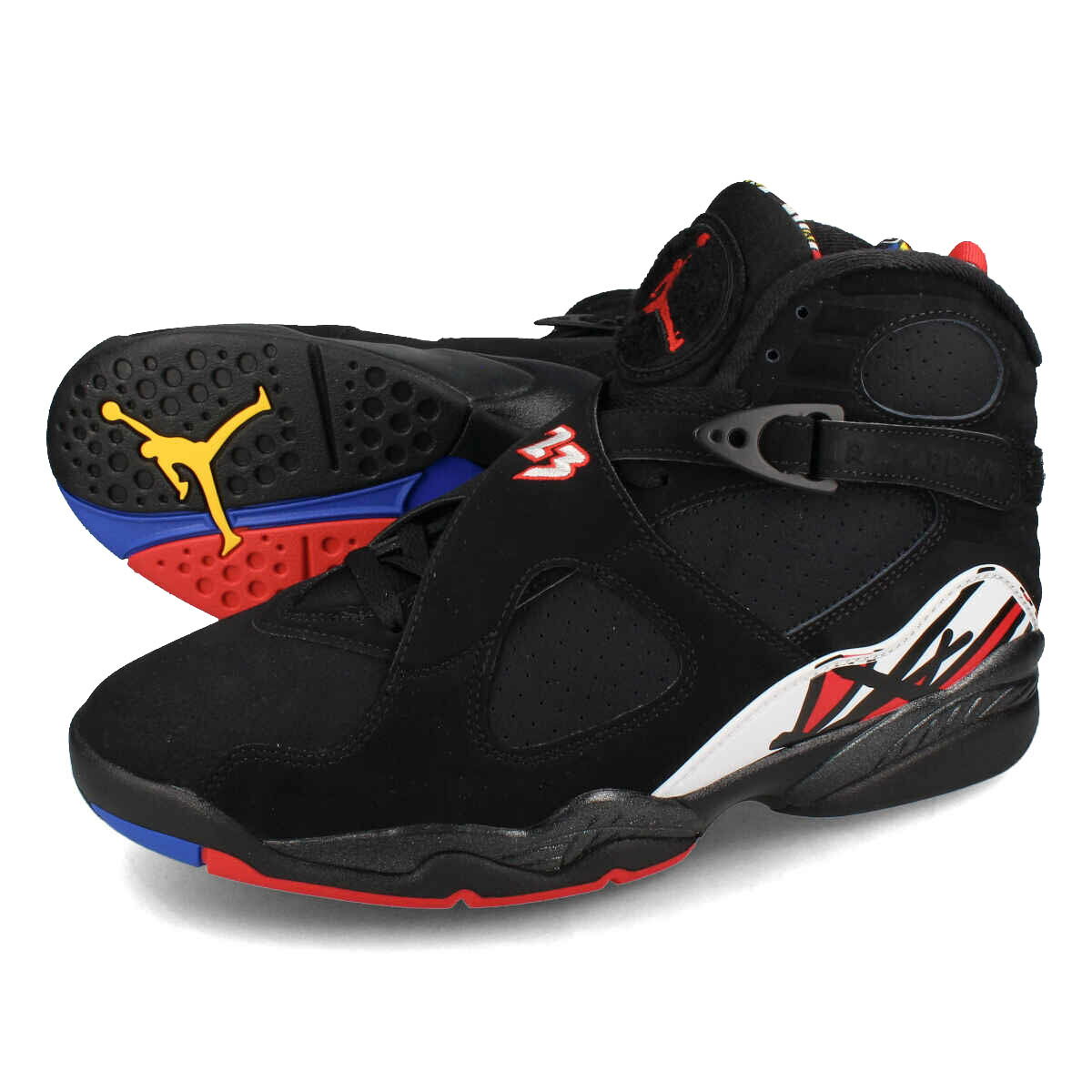 15時迄のご注文で即日発送可 NIKE AIR JORDAN 8 RETRO ナイキ エア ジョーダン 8 レトロ メンズ スニーカー ミッドカット BLACK/TRUE RED/WHITE ブラック 305381-062