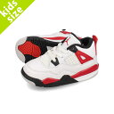 15̂ő NIKE AIR JORDAN 4 RETRO TD iCL GA W[_ 4 g TD xr[ qǂ Xj[J[ [Jbg WHITE/FIRE RED/BLACK zCg bq7670-161