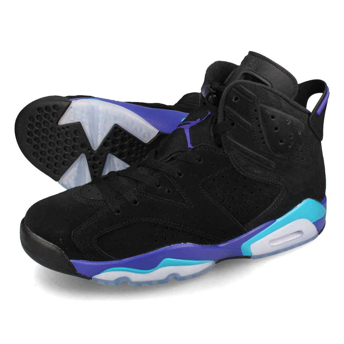 15時迄のご注文で即日発送可 NIKE AIR JORDAN 6 RETRO ナイキ エア ジョーダン 6 レトロ メンズ スニーカー ハイカット BLACK/BRIGHT CONCORD/AQUATONE ブラック ct8529-004