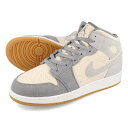 15܂ł̂ő NIKE AIR JORDAN 1 MID SE GS iCL GA W[_ 1 ~bh SE GS CO {f fB[X Xj[J[ ~bhJbg COCONUT MILK/COCONUT MILK O[ DN4346-100