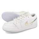 15̂ő NIKE AIR JORDAN 1 LOW SE GS iCL GA W[_ 1 [ SE GS CO {f fB[X Xj[J[ [Jbg WHITE/ICE BLUE/SUMMIT WHITE zCg FQ9112-100