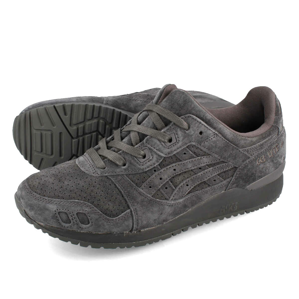 15時迄のご注文で即日発送可 ASICS SPORTSTYLE GEL-LYTE III OG アシックス スポーツスタイル ゲルライト 3 オージー メンズ レディース スニーカー OBSIDIAN GREY/OBSIDIAN GREY 1201A050-023