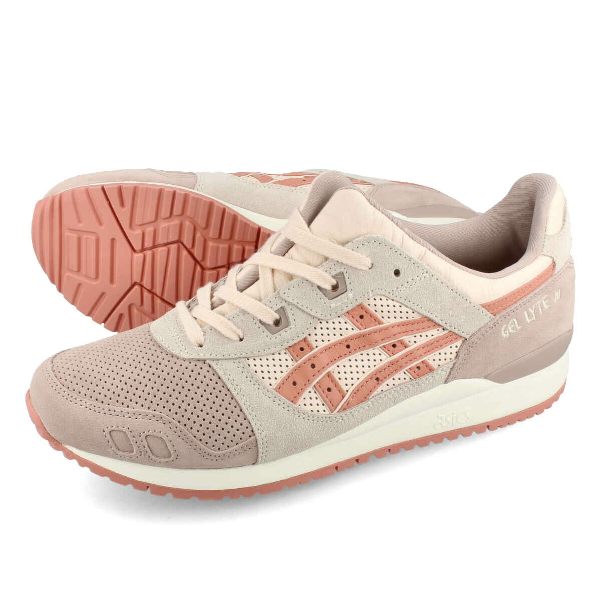 楽天LOWTEX PLUS【プライスダウン】15時迄のご注文で即日発送可 ASICS SPORTSTYLE GEL-LYTE III OG アシックス スポーツスタイル ゲルライト 3 オージー メンズ ローカット FAWN/SALMON ピンク 1201a762-701