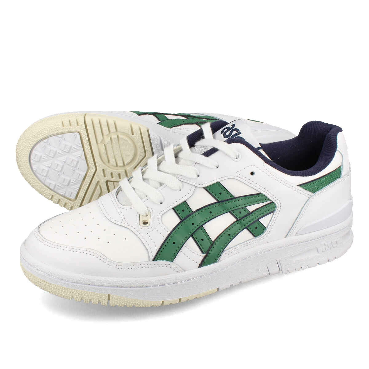 15時迄のご注文で即日発送可 ASICS SPORTSTYLE EX89 アシックス スポーツスタイル EX89 メンズ スニーカー ローカット WHITE/SHAMROCK GREEN ホワイト 1201a476-116