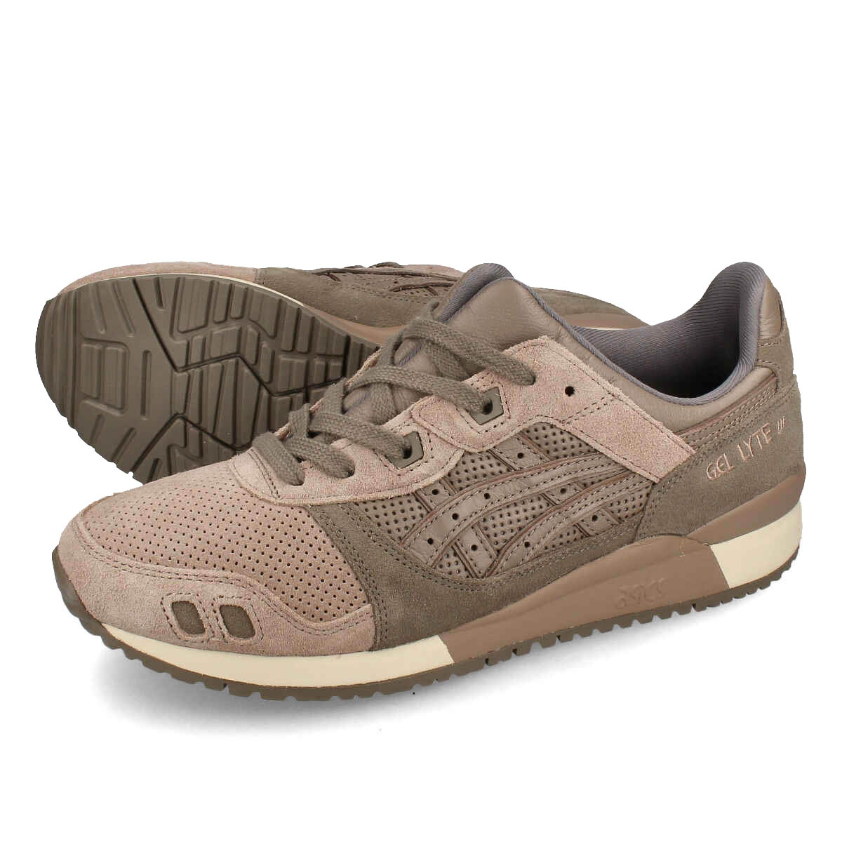 楽天LOWTEX PLUS【プライスダウン】 15時迄のご注文で即日発送可 ASICS SPORTSTYLE GEL-LYTE III OG アシックス スポーツスタイル ゲルライト 3 オージー メンズ レディース スニーカー ローカット TAUPE GREY/DARK TAUPE グレー 1201a762-020