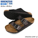 【プライスダウン】15時迄のご注文で即日発送可 BIRKENSTOCK ARIZONA GRIP LE レギュラーフィット ビルケンシュトック アリゾナ グリップ レザー VINTAGE WOOD BLACK ブラック 黒 1023115