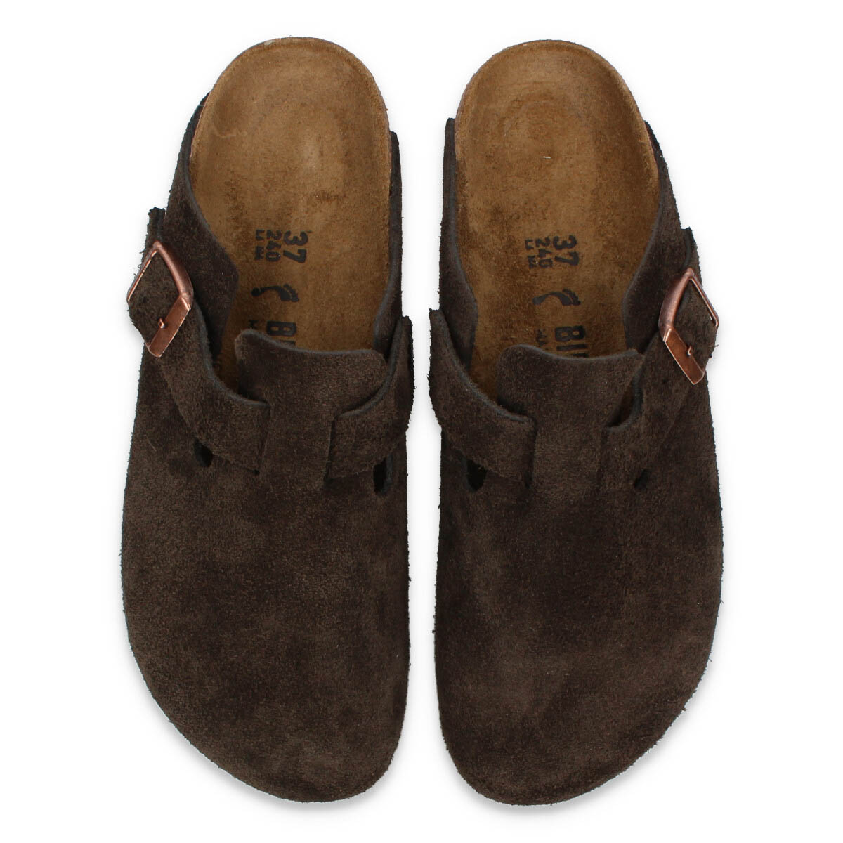 15時迄のご注文で即日発送可 BIRKENSTOCK BOSTON SUEDE LEATHER 【NARROW】 ビルケンシュトック ボストン スエードレザー ナローフィット メンズ レディース サンダル MOCCA ブラウン BKS-1027460 2