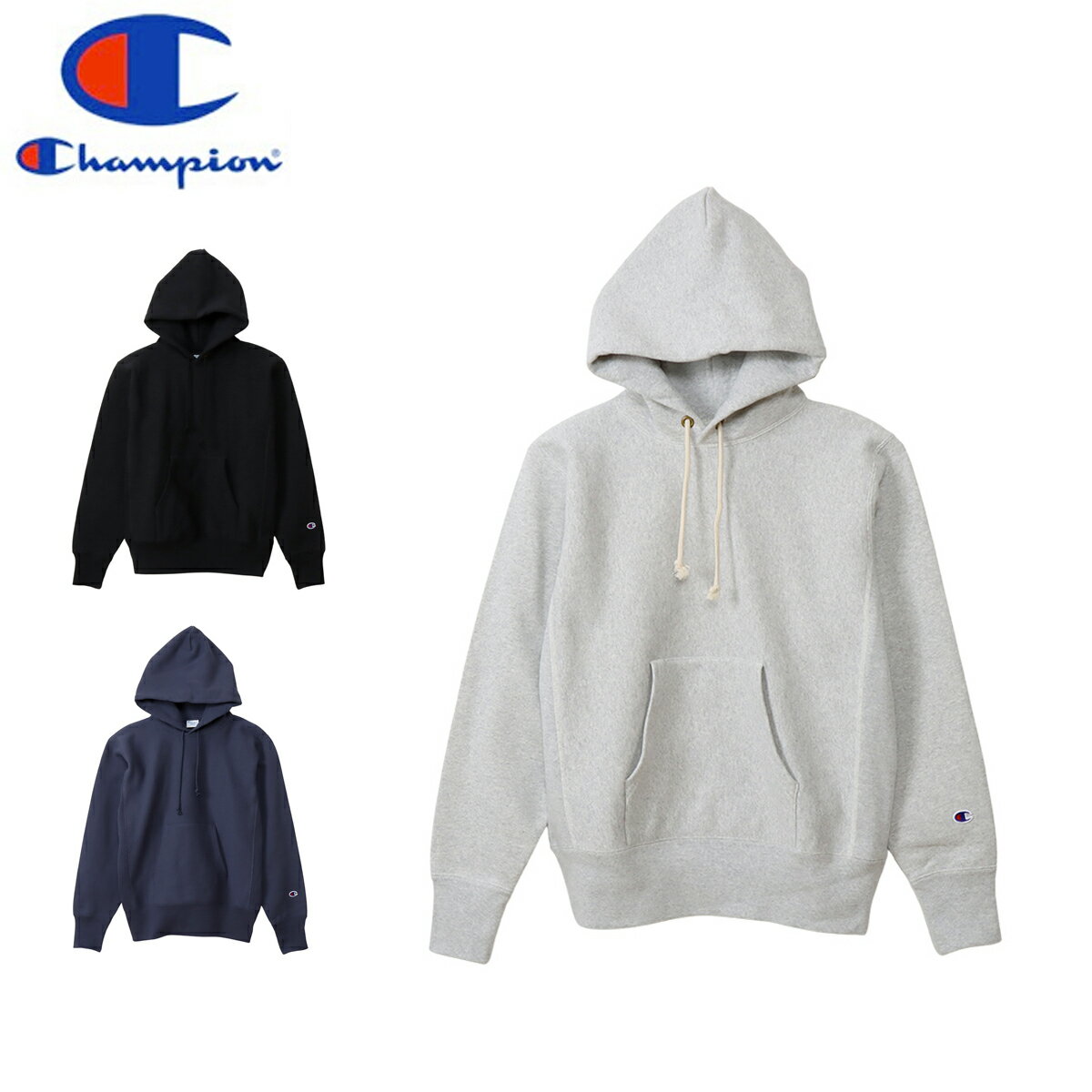  15時迄のご注文で即日発送可 CHAMPION REVERSE WEAVE HOODED SWEATSHIRT チャンピオン リバースウィーブ フーデッド スウェットシャツ メンズ レディース パーカー c3-y132