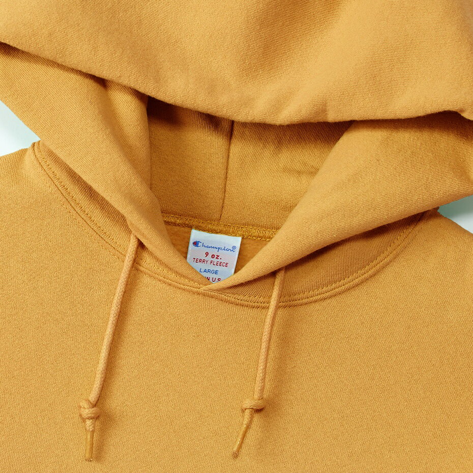 【お買い物マラソンSALE】 15時迄のご注文で即日発送可 CHAMPION PULLOVER HOODED SWEATSHIRT 【MADE IN U.S.A.】 チャンピオン プルオーバー フーデット スウェットシャツ 9oz AUTUMN CAMEL c5-p101-516 3