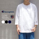 【プライスダウン】 CHAMPION T1011 RAGLAN 3/4 SLEEVE T-SHIRTS MADE IN USA アメリカ製 チャンピオン ティーテンイレブン ラグラン 3/4スリーブ Tシャツ ヘビーウェイト クルーネック 無地 7分袖 C5-P404 【追跡可能メール便 日時指定不可】