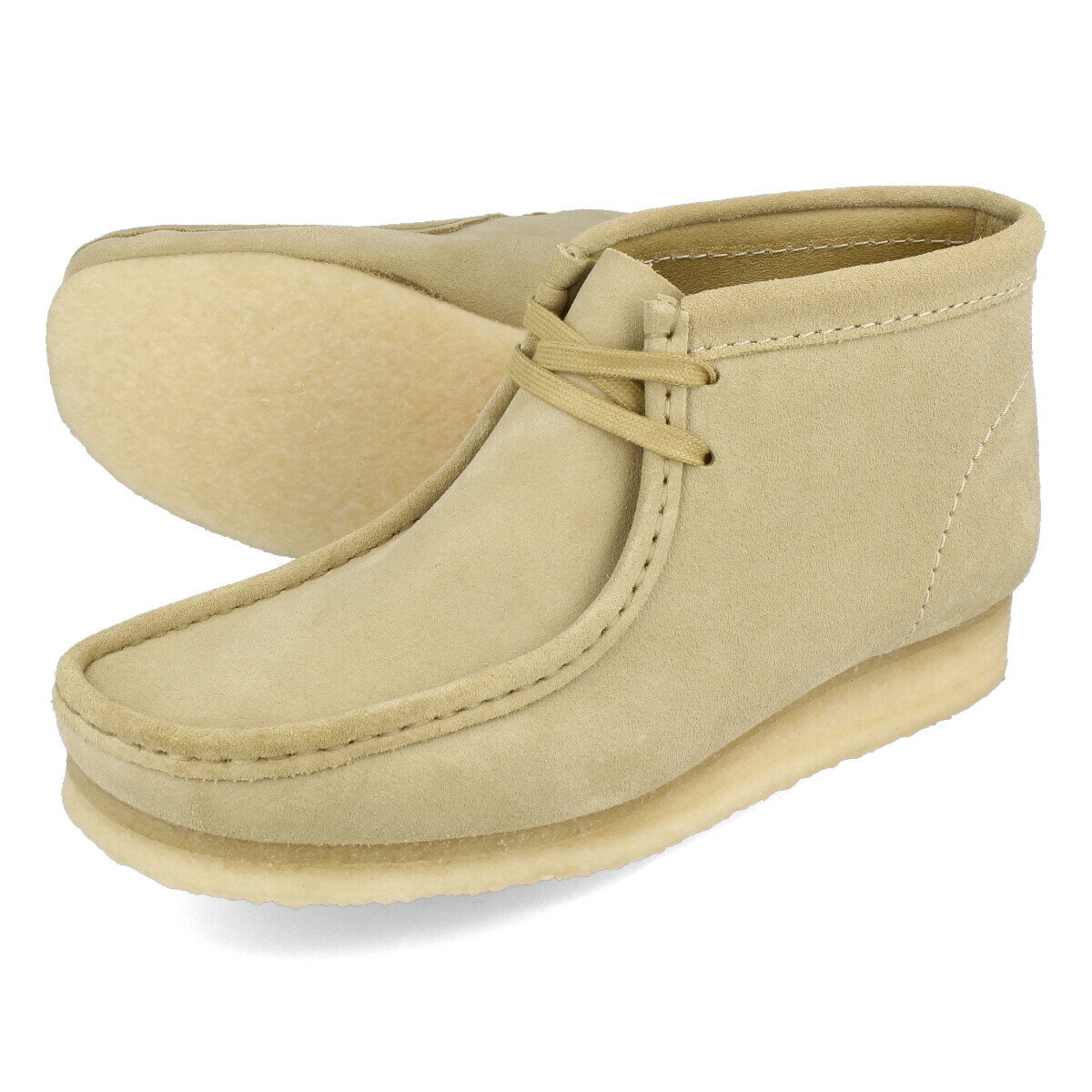  15時迄のご注文で即日発送可 CLARKS WALLABEE BOOT クラークス ワラビー ブーツ MAPLE SUEDE 26155516