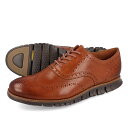 15̂ő COLE HAAN ZEROGRAND WINGTIP OXFORD R[n[ [Oh EBO`bv IbNXtH[h BRITISH TAN LEATHER/JAVA C29411