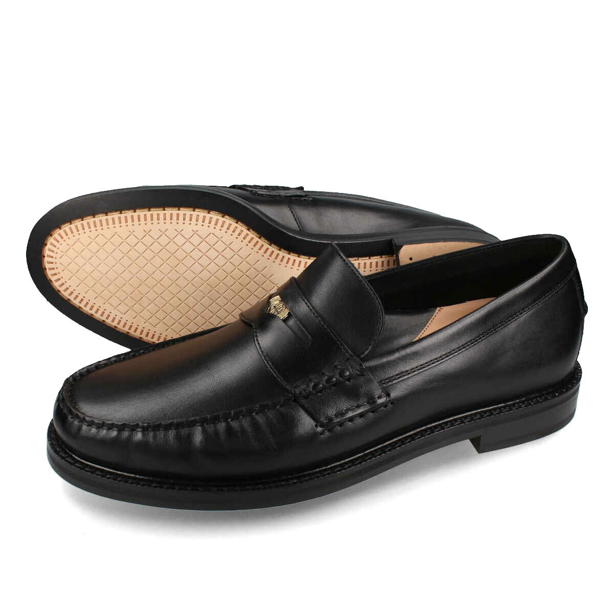 15時迄のご注文で即日発送可 COLE HAAN AMERICAN CLASSICS PINCH PENNY LOAFER コールハーン アメリカンクラシックス ピンチ ペニーローファー メンズ スニーカー ローカット BLACK/BLACK ブラック c38736