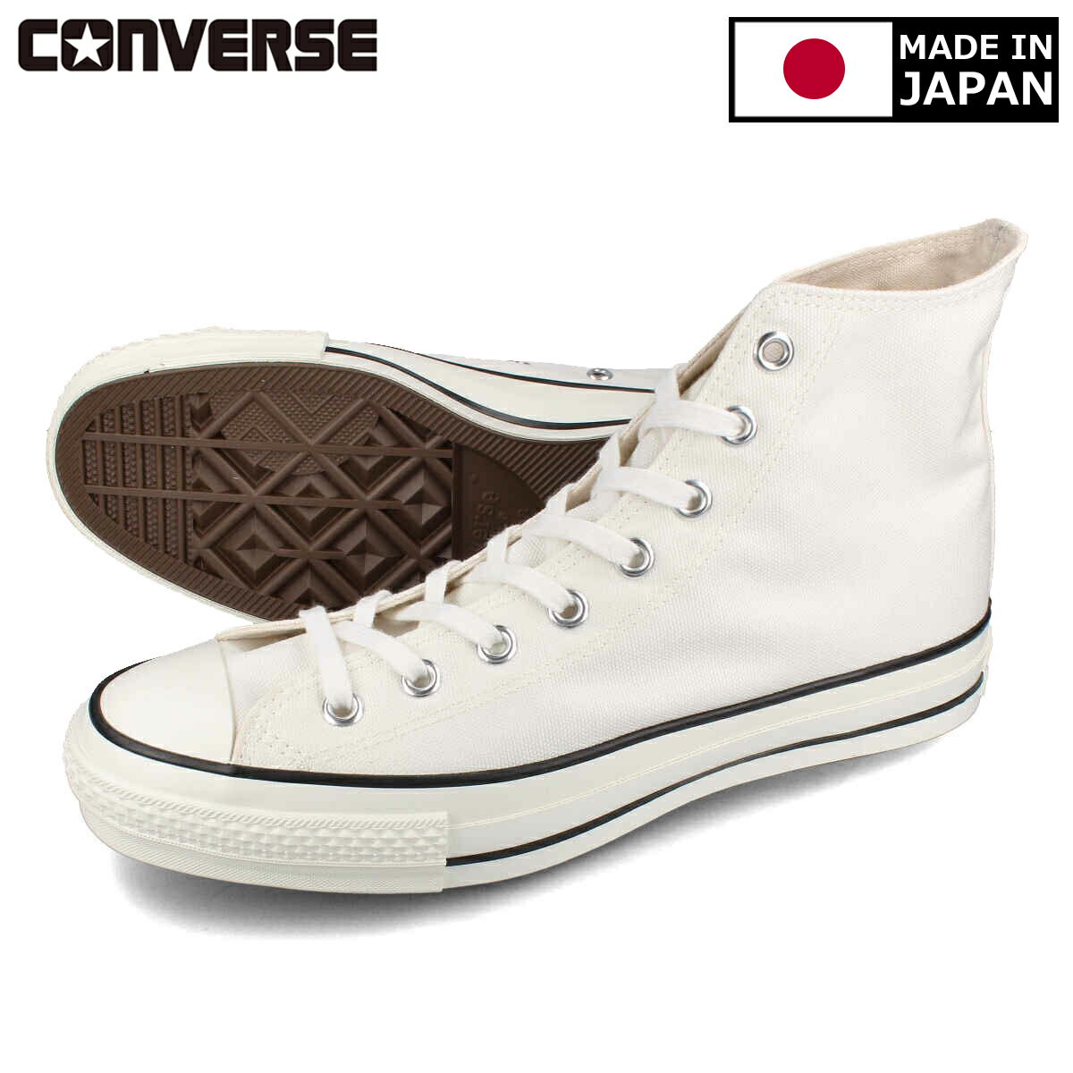 楽天市場】CONVERSE CANVAS ALL STAR J HI 【MADE IN JAPAN】【日本製】 コンバース オールスター J HI  WHITE：LOWTEX PLUS