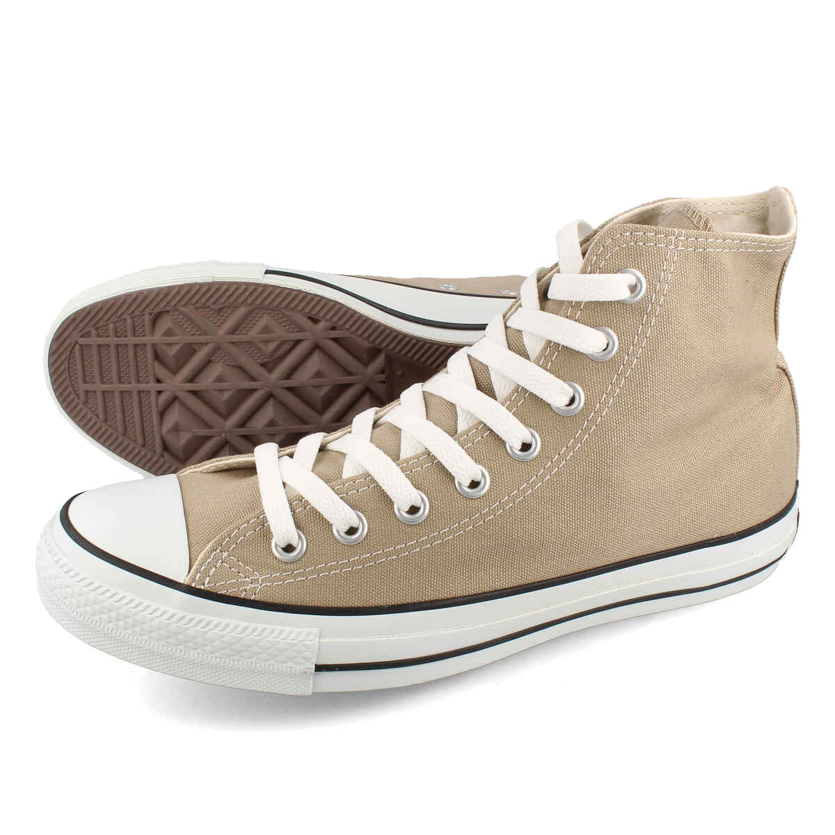 【プライスダウン】 15時迄のご注文で即日発送可 CONVERSE CANVAS ALL STAR COLORS HI コンバース オールスター カラーズ ハイ BEIGE 32664389