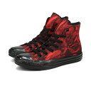 【プライスダウン】 15時迄のご注文で即日発送可 CONVERSE ALL STAR US BLACKBOTTOM HI コンバース オールスター US ブラックボトム HI RED WASH 31303230 1SC444