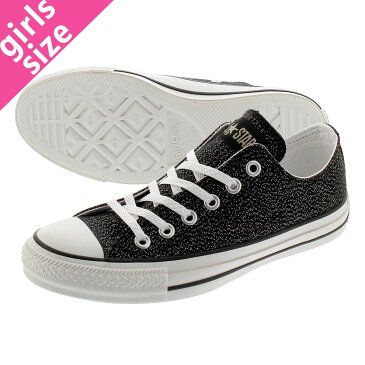 【毎日がお得！値下げプライス】CONVERSE ALL STAR GLITTERCANVAS OX コンバース オールスター グリッター キャンバス オックス BLACK 5SC497 31303781