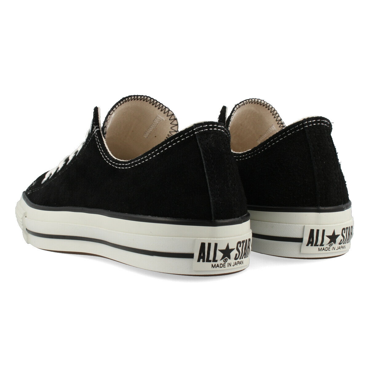 15時迄のご注文で即日発送可 CONVERSE SUEDE ALL STAR J OX 【MADE IN JAPAN】【日本製】 コンバース スエード オールスター J OX BLACK 31304890 3