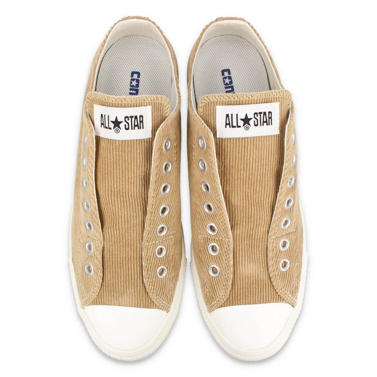 CONVERSE ALL STAR LIGHT CORDUROY SLIP OX コンバース オールスター ライト コーデュロイ スリップ OX BEIGE 31306800