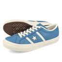 yvCX_Ez15܂ł̂ő CONVERSE STAR&BARS LEATHER Ro[X X^[&o[Y U[ DUSTY BLUE 35200350