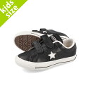 【プライスダウン】 15時迄のご注文で即日発送可 CONVERSE KID 039 S ONE STAR V-2 OX コンバース キッズ ワンスター V-2 OX BLACK/WHITE 37301861