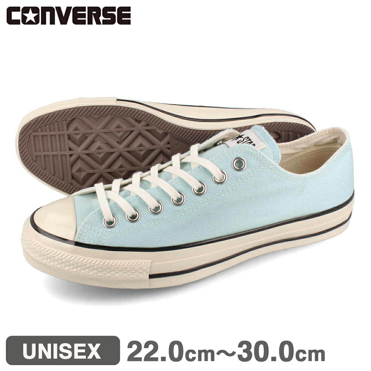 【プライスダウン】 CONVERSE ALL STAR US COLORDENIM OX コンバース オールスター US カラーデニム OX メンズ レディース ローカット LIGHT BLUE ブルー 31308220のサムネイル