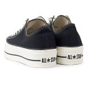 15時迄のご注文で即日発送可 CONVERSE ALL STAR (R) LIFTED OX コンバース オールスター (R) リフテッド OX メンズ レディース スニーカー ローカット BLACK ブラック 31309421 3