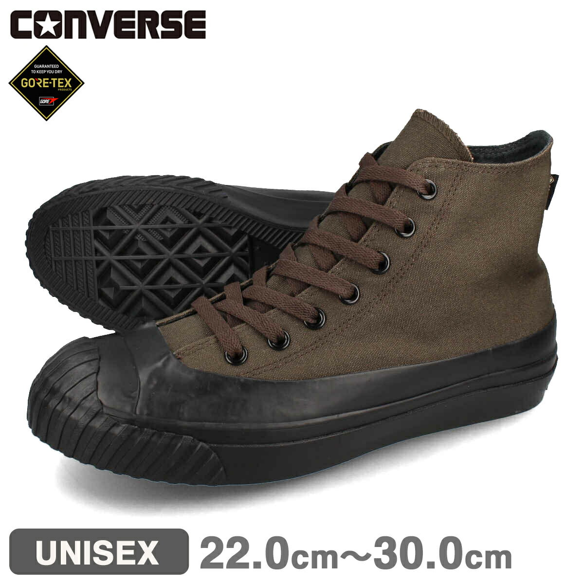 【楽天スーパーSALE】 15時迄のご注文で即日発送可 CONVERSE ALL STAR (R) GORE-TEX RB HI コンバース オールスター (R) ゴアテックス RB HI メンズ レディース スニーカー ハイカット DARK BROWN/BLACK ブラウン 31310500