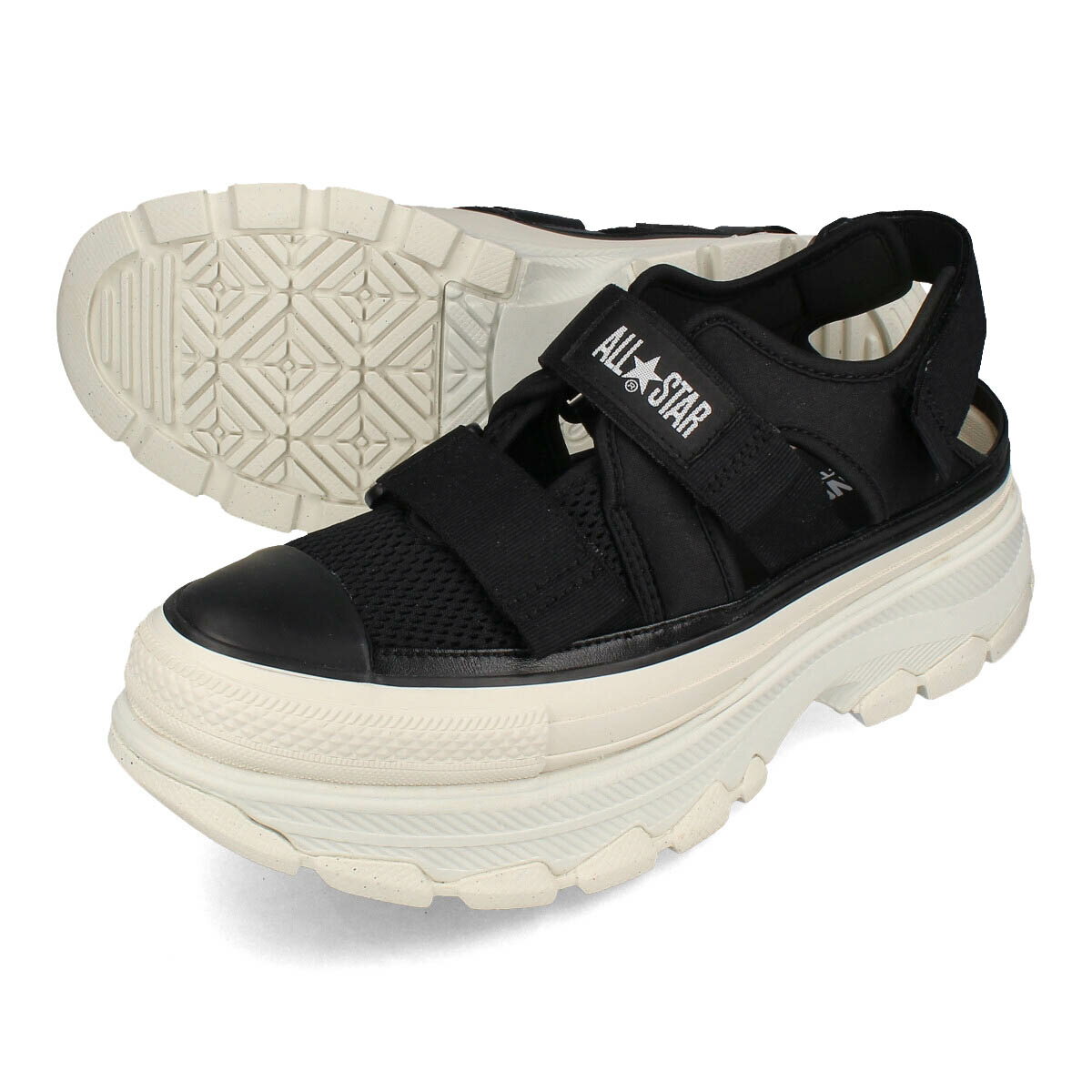 楽天LOWTEX PLUS15時迄のご注文で即日発送可 CONVERSE ALL STAR （R） TREKWAVE SANDAL OX コンバース オールスター （R） トレックウエーブ サンダル OX メンズ レディース サンダル BLACK ブラック 31310820