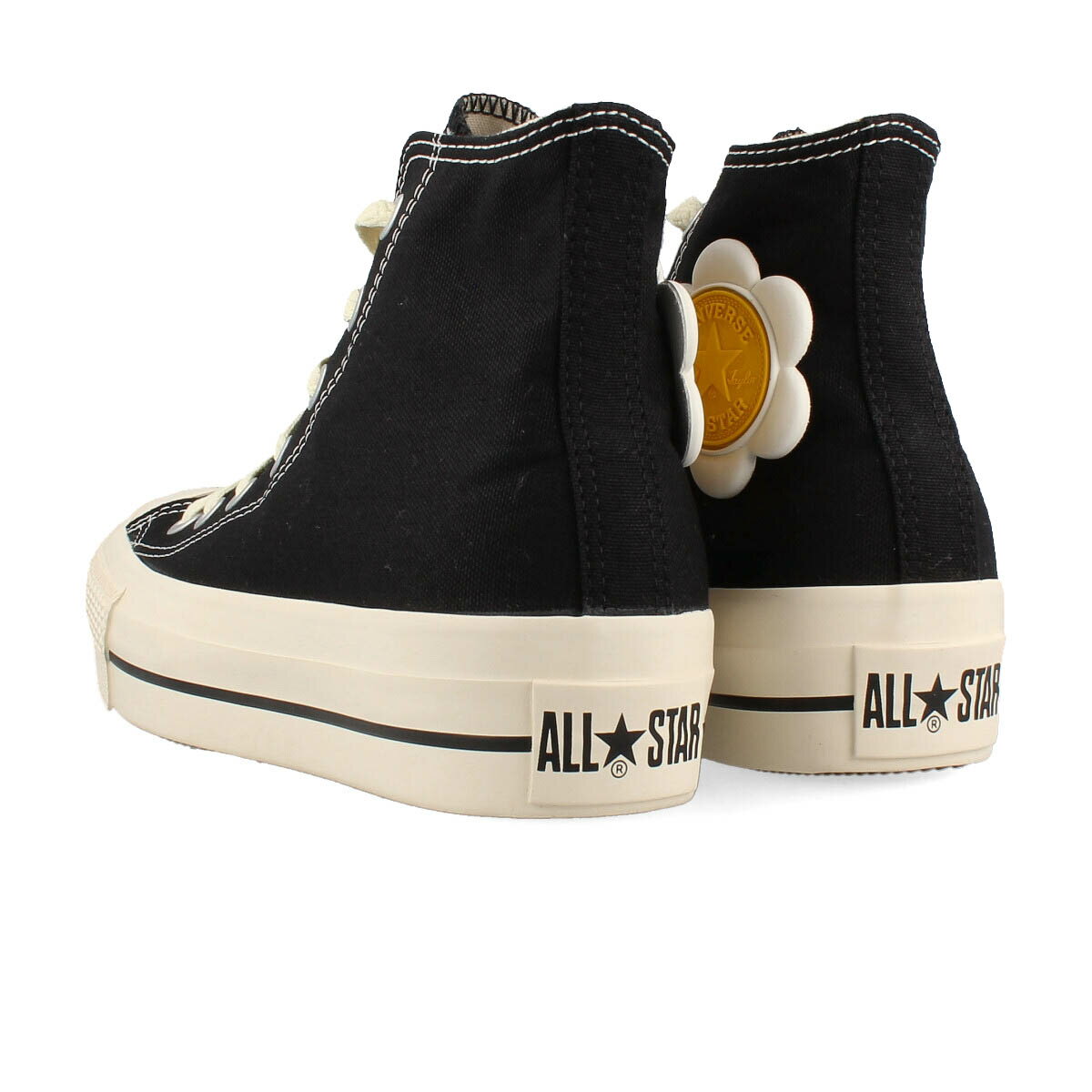 【プライスダウン】 15時迄のご注文で即日発送可 CONVERSE ALL STAR PLTS FLOWERPATCH HI コンバース オールスター PLTS フラワーパッチ HI レディース スニーカー ハイカット BLACK ブラック 31311052 3