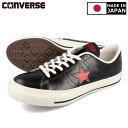 15̂ő CONVERSE ONE STAR J Ro[X X^[ J Y fB[X Xj[J[ [Jbg { BLACK/RED ubN 35200580