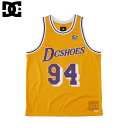  DC SHOES SHOWTIME JERSEY ディーシー シューズ SHOWTIME JERSEY タンクトップ メンズ 半袖Tシャツ SAFFRON イエロー DSL241091-YKW0