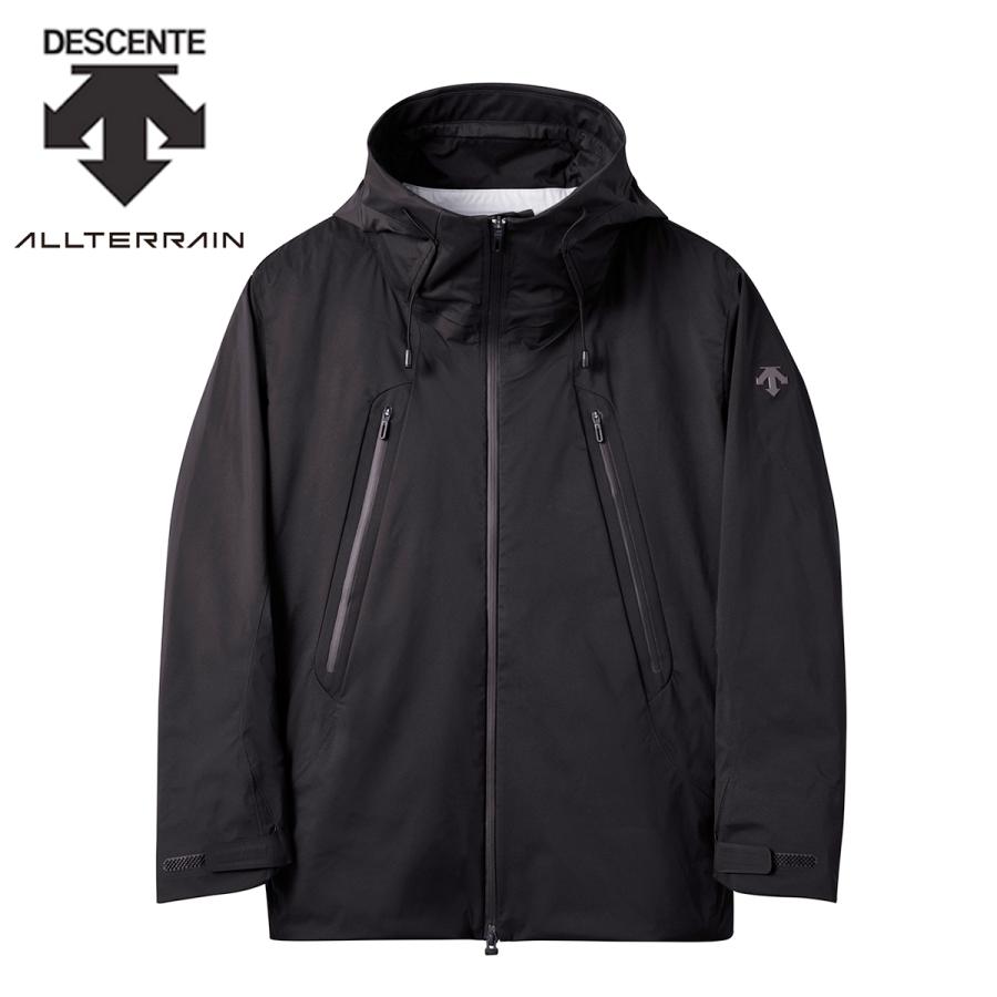 15時までのご注文で即日発送 DESCENTE ALLTERRAIN HARD SHELL JACKET CREAS デサント オルテライン ハード シェル ジャケット クレアス メンズ レディース アウター ジャケット BLACK ブラック DAMXGK30X