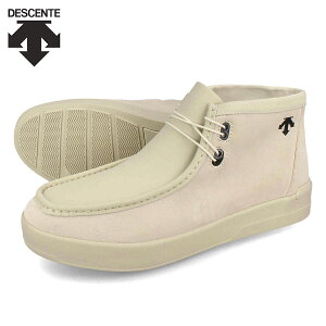 【プライスダウン】 DESCENTE VERTHER B MID 24.1 デサント ヴァーサー B MID 24.1 メンズ スニーカー ミッドカット BEB ベージュ DM1XJC02BB