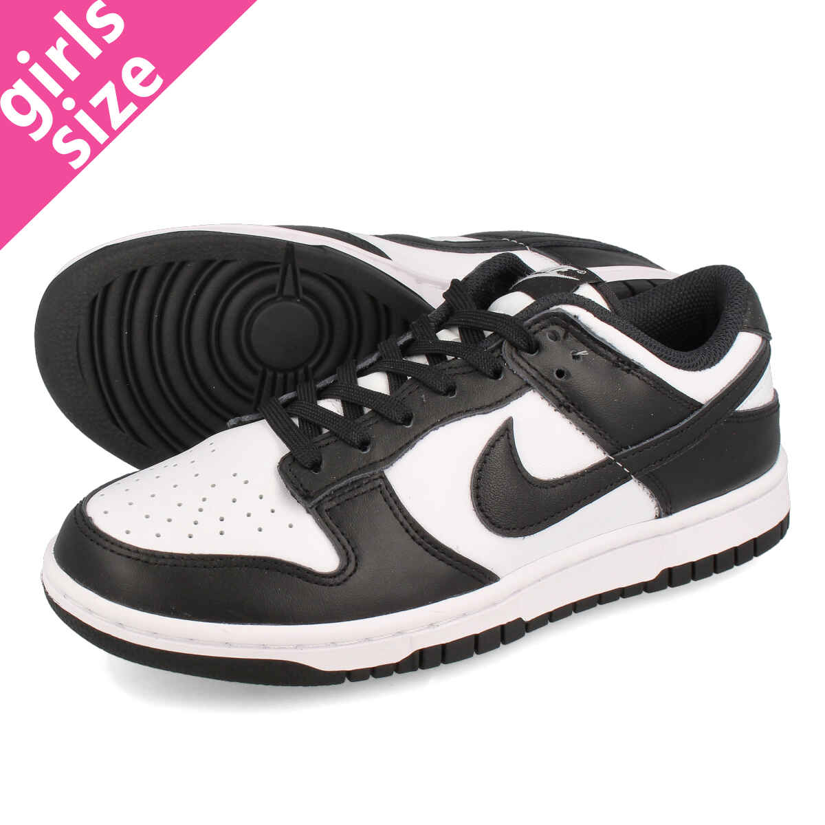 15時迄のご注文で即日発送可 NIKE WMNS DUNK LOW ナイキ ウィメンズ ダンク ロー レディース スニーカー ローカット WHITE/BLACK/WHITE ブラック ホワイト DD1503-101 1