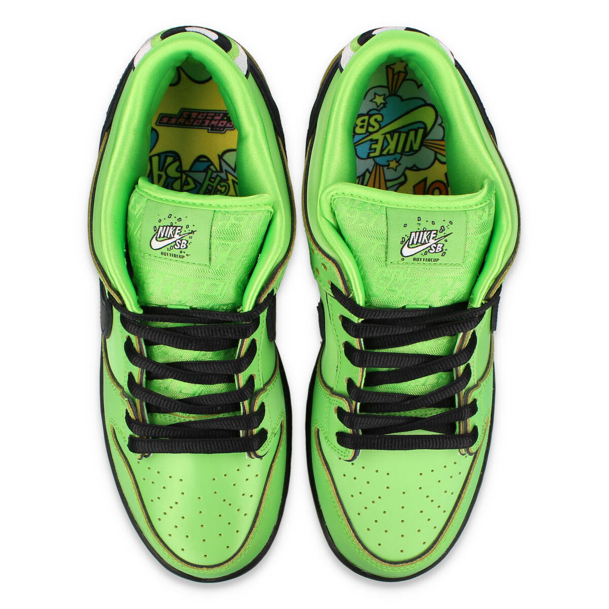 15時迄のご注文で即日発送可 NIKE SB DUNK LOW x THE POWERPUFF GIRLS ナイキ SB ダンク ロー パワーパフガールズ メンズ レディース スニーカー ローカット MEAN GREEN/BLACK/LOTUS PINK グリーン FZ8319-300 2