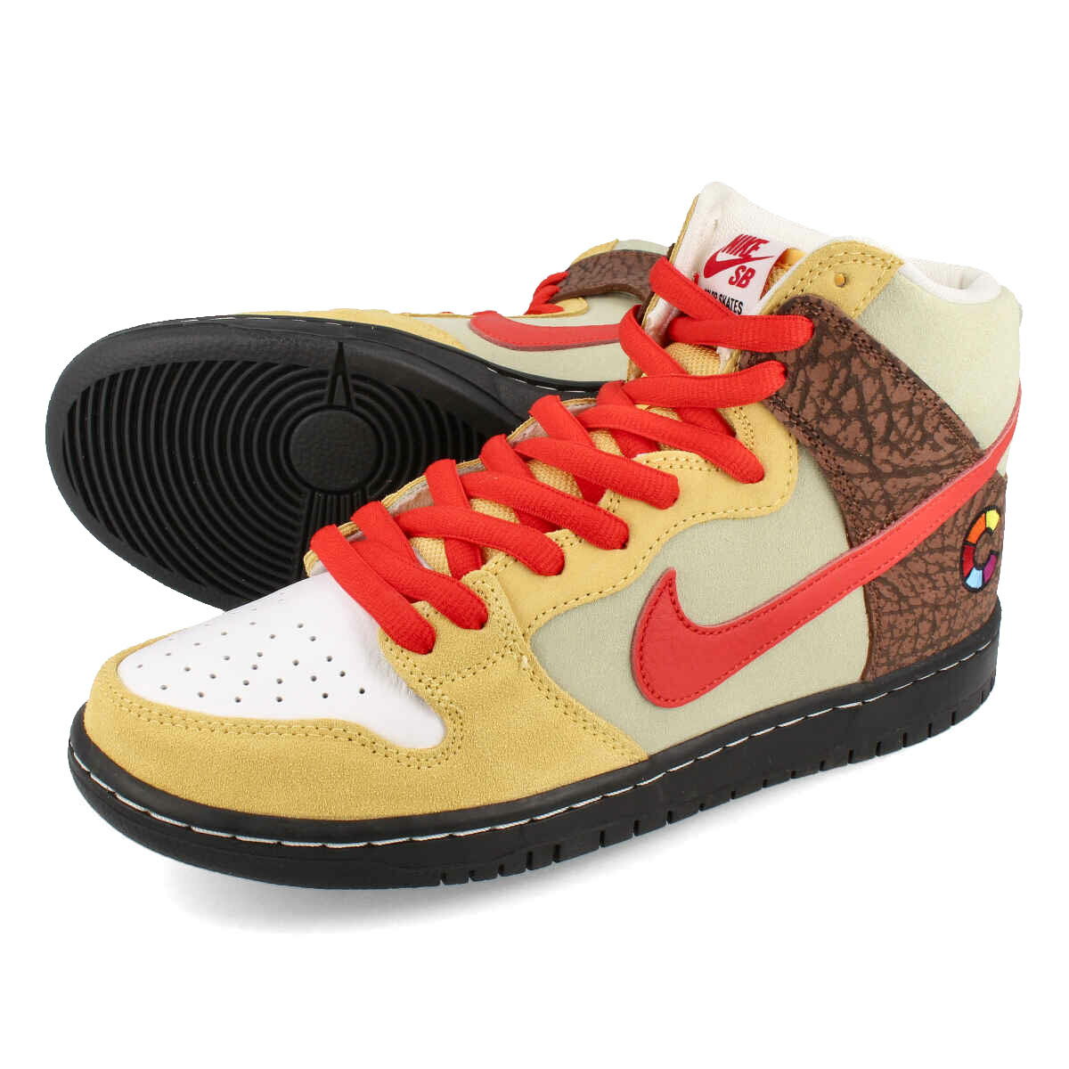 15時迄のご注文で即日発送可 NIKE SB x COLOR SKATES DUNK HIGH PRO ISO 【KEBAB AND DESTROY】 ナイキ SB カラー スケート ダンク ハイ プロ ISO TOPAZ GOLD/CHILI RED CZ2205-700