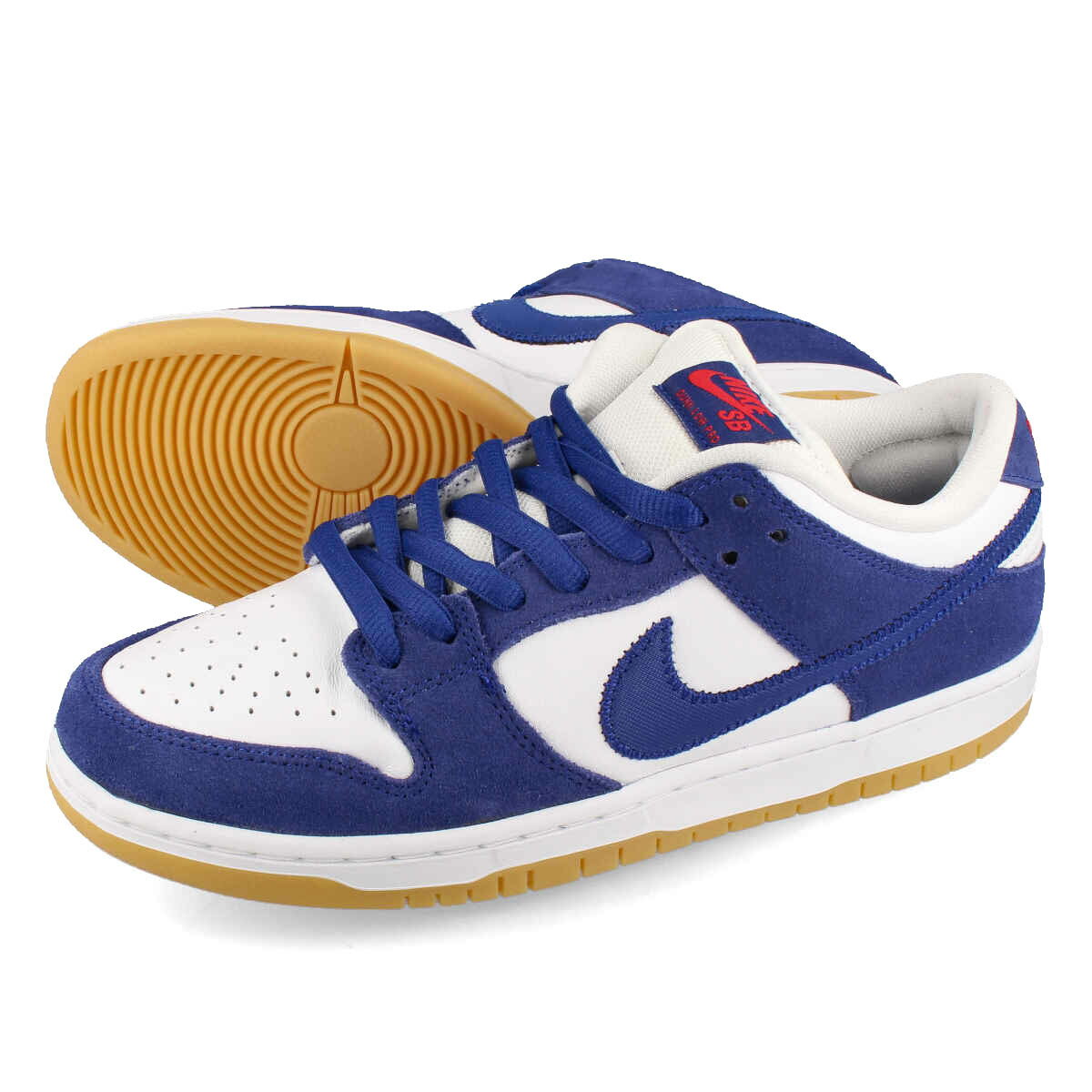 楽天LOWTEX PLUS15時迄のご注文で即日発送可 NIKE SB DUNK LOW PRO PRM 【LOS ANGELES DODGERS】 ナイキ SB ダンク ロー プロ プレミアム DEEP ROYAL BLUE/WHITE/SPORT RED/GUM LIGHT BROWN do9395-400