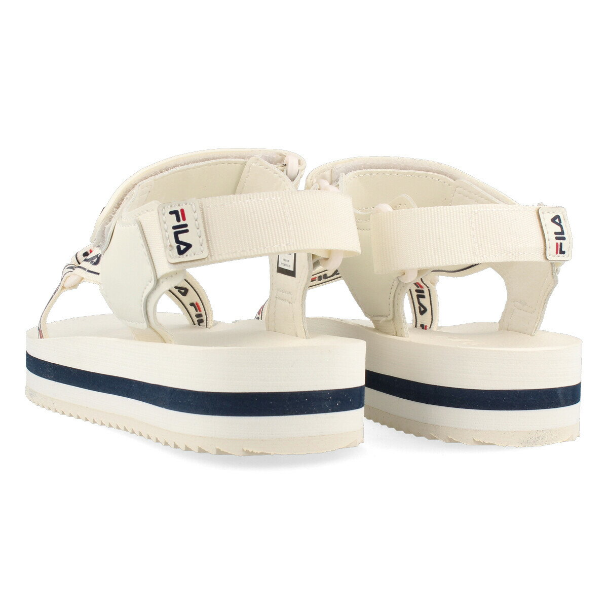 【毎日がお得！値下げプライス】FILA TOMAIA SD TAPEY TAPE SANDAL フィラ トマイア SD テイピーテープ サンダル WHITE/WHITE/GREY 1sm00738-001