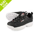 yvCX_Ez 15̂ő yLbYTCYzy18.0`21.0cmz FILA DISRUPTOR II PS tB fBXv^[ 2 PS BLACK/WHITE/RED 3FM00648 014