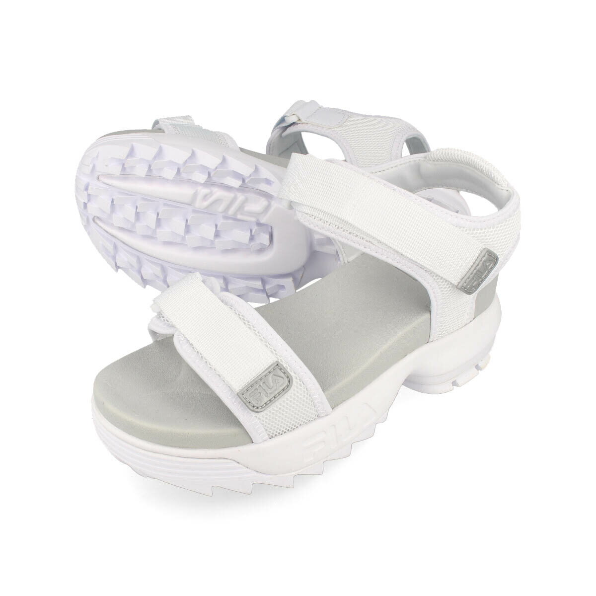 FILA DISRUPTOR WEDGE SANDAL 2 フィラ ディスラプター ウェッジ サンダル 2 WHITE/SILVER WSS21081 102