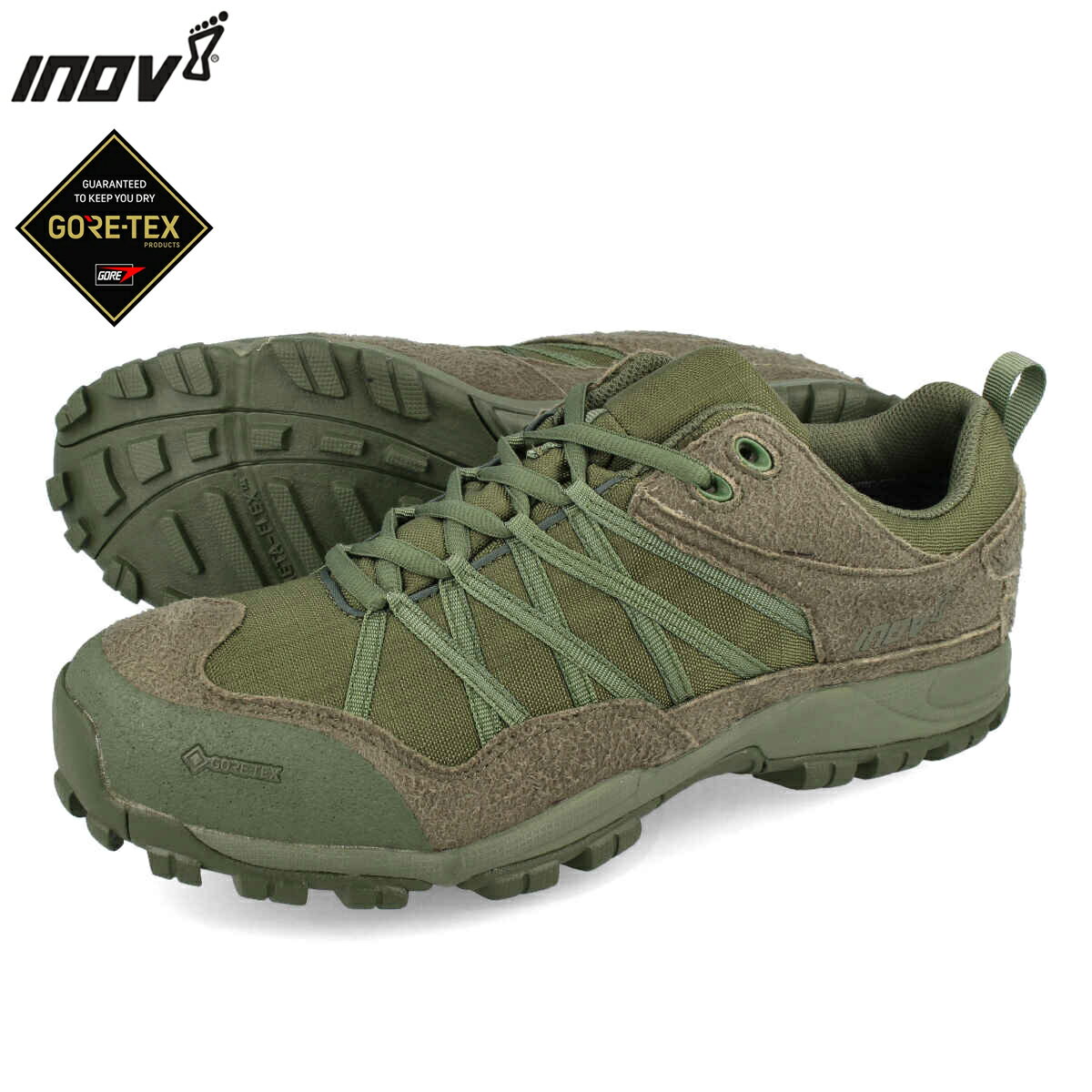  15時迄のご注文で即日発送可 inov-8 FLYROC 345 GTX CD UNI V2 イノヴェイト フライロック 345 ゴアテックス CD UNI V2 GREEN NO1SGG19GN