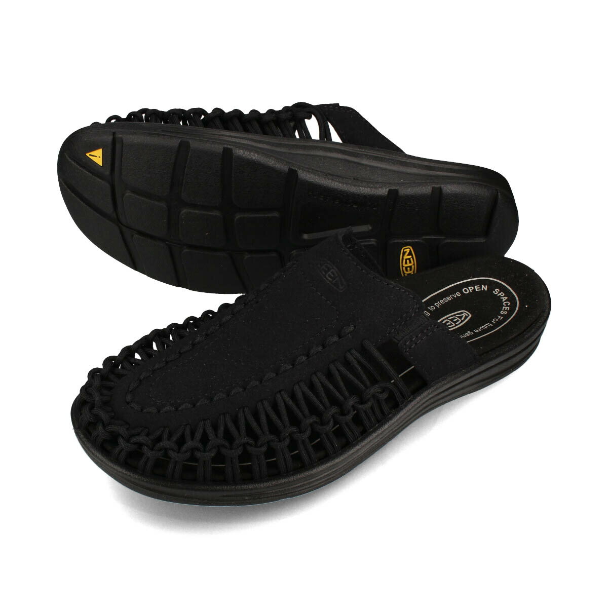 15時迄のご注文で即日発送可 KEEN MEN UNEEK II SLIDE 【メンズ】 キーン メン ユニーク 2 スライド BLACK/BLACK 1022371