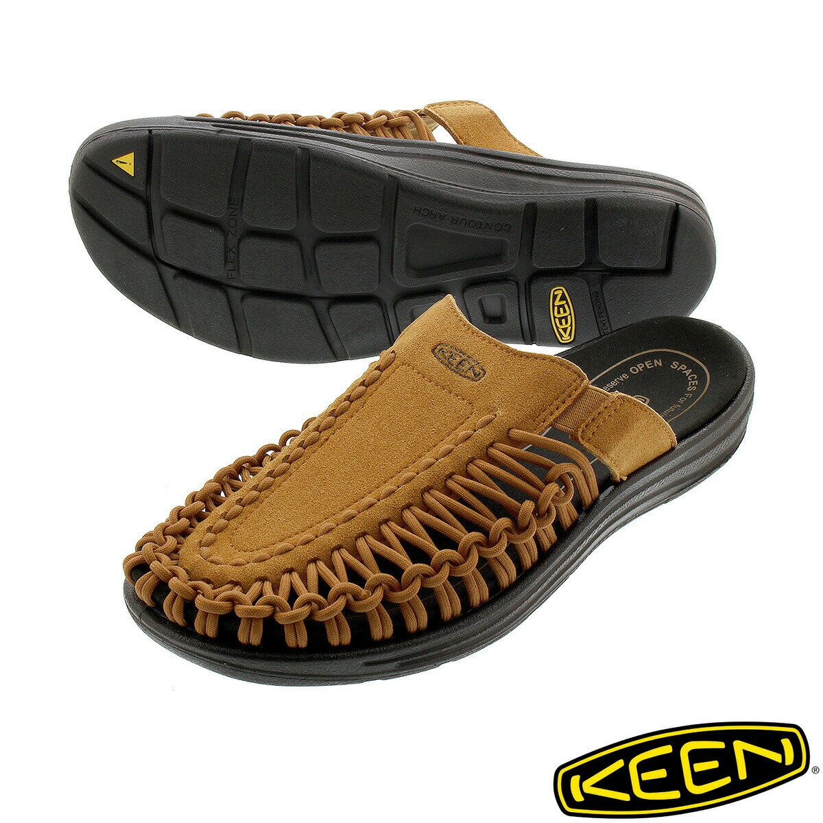 15時迄のご注文で即日発送可 KEEN MEN UNEEK II SLIDE 【メンズ】 キーン メン ユニーク 2 スライド CATHAY SPICE/BLACK 1022372