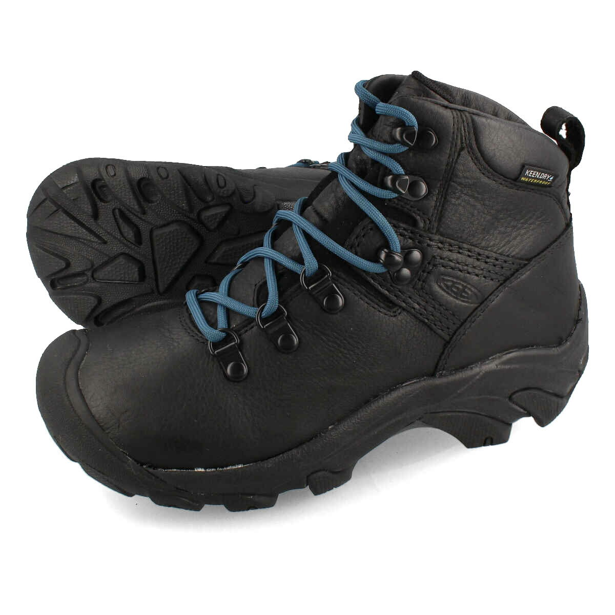 15時迄のご注文で即日発送可 KEEN WOMEN PYRENEES キーン ピレニーズ レディース ハイカット 防水 BLACK/LEGION BLUE ブラック 黒 1026848