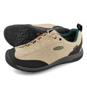 15時迄のご注文で即日発送可 KEEN MEN JASPER II WP キーン ジャスパー II ウォータープルーフ メンズ ローカット SAFARI/SEA MOSS ベージュ 1027176