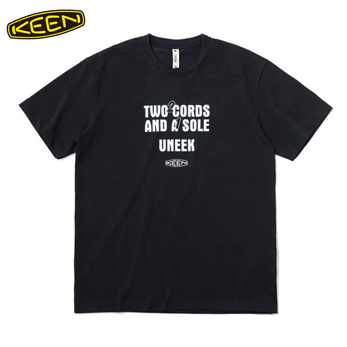 KEEN OC/RP UNEEK 10TH TEE キーン オーシーアールピー ユニーク テン Tシャツ メンズ レディース 半袖Tシャツ BLACK ブラック 1029303【追跡可能メール便・日時指定不可】 1