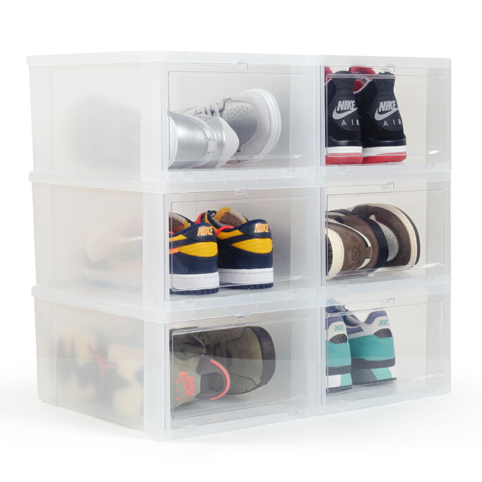 KICKS LAB. SHOE STORAGE BOX 6 BOX キックスラボ シューストレージ ボックス 6BOXセット CLEAR