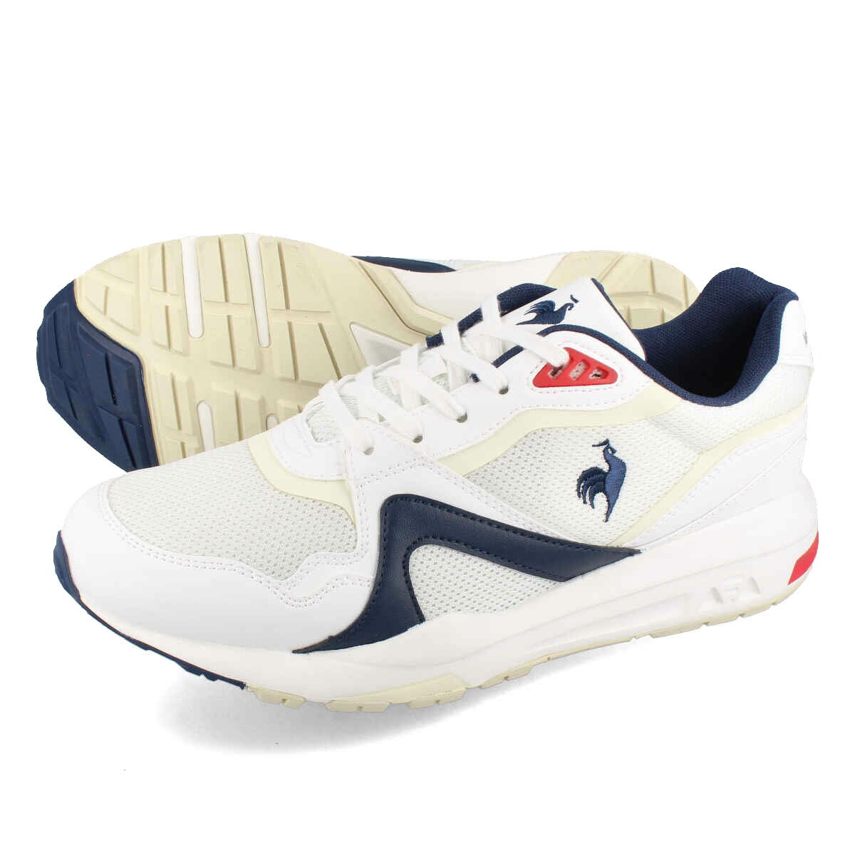 【プライスダウン】 15時迄のご注文で即日発送可 le coq sportif LCS R 806 ルコック スポルティフ LCS R 806 メンズ ローカット WHITE/TRICOLOR ホワイト ql1vjc05wt